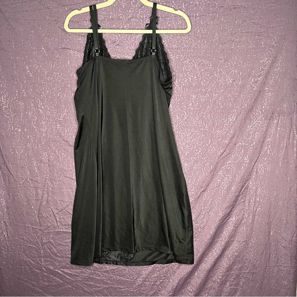 Body Form Elegant Black Lace Slip - Size 3X - Picture 4 of 5